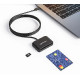 Manhattan USB-C čitač microSD/pametnih kartica