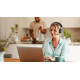 Slušalke Logitech Zone Wireless 2 ES Bluetooth, grafitne