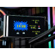 Komplet za tekočinsko hlajenje AIO Liquid Cooler DeepCool LT360 VISION, 360mm, LCD, ARGB, črn