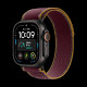 Watch Apple Watch Ultra 4 (2026) 5G 49mm Black Titanium Case with Burgundy Trail Loop S/M - Burgundy