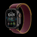 Watch Apple Watch Ultra 4 (2026) 5G 49mm Black Titanium Case with Burgundy Trail Loop S/M - Burgundy