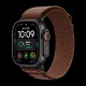 Watch Apple Watch Ultra 4 (2026) 5G 49mm  Black Titanium Case with Burgundy Alpine Loop M - Black