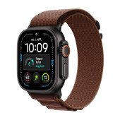 Watch Apple Watch Ultra 4 (2026) 5G 49mm  Black Titanium Case with Burgundy Alpine Loop M - Black