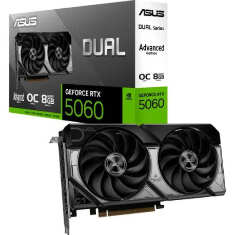 Asus Dual GeForce RTX5060 Advanced OC, 8GB GDDR7
