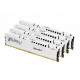 Pamięć DDR5 Kingston FURY Beast 128GB (4x32GB) 5200MHz CL40 1,25V White XMP