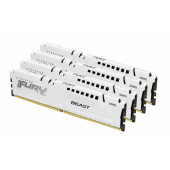 Pamięć DDR5 Kingston FURY Beast 128GB (4x32GB) 5200MHz CL40 1,25V White XMP