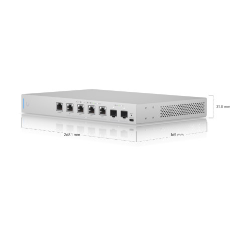 UBIQUITI US-XG-6POE-EU managed switch 4x10GbE RJ45 2x10GbE SFP+ PoE