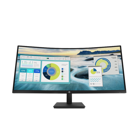 Monitor HP P34hc G4 86,4 cm (34") 3440x1440 (UWQHD) VA LED 100 Hz ukrivljen