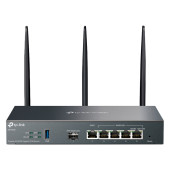 TP-Link ER706W Omada AX3000 Wi-Fi 6 Gigabit VPN Router, 1× Gigabit SFP WAN/LAN Port, 1× Gigabit RJ45