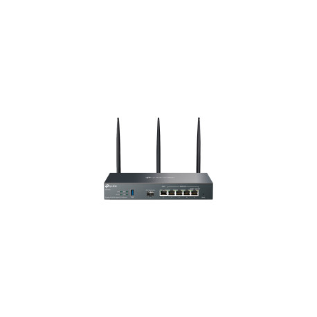 TP-Link ER706W Omada AX3000 Wi-Fi 6 Gigabit VPN Router, 1× Gigabit SFP WAN/LAN Port, 1× Gigabit RJ45