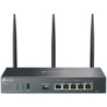 TP-Link ER706W Omada AX3000 Wi-Fi 6 Gigabit VPN Router, 1× Gigabit SFP WAN/LAN Port, 1× Gigabit RJ45