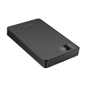 Gembird 15 W Magnetic wireless powerbank with LCD, 10000 mAh, black