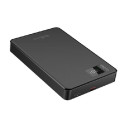 Gembird 15 W Magnetic wireless powerbank with LCD, 10000 mAh, black