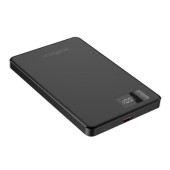 Gembird 15 W Magnetic wireless powerbank with LCD, 5000 mAh, black