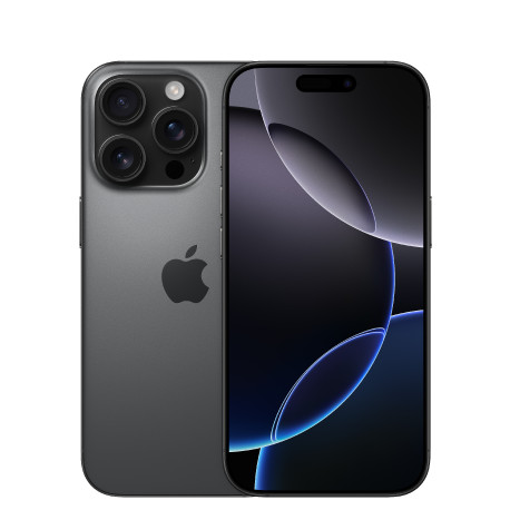 Refurbished Apple iPhone 16 Pro, 128GB, Black