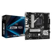 Asrock MB A520M PRO4, S. AM4, DDR4/4733+(OC), PCIe 3.0, G-LAN, VGA/HDMI/DP, mATX