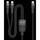 Verbatim Sync & Charge DUAL kabel USB-C na dupli USB-C, M/M, 100W PD3.0, PPS, QC2.0 i QC3.0, crni, 1.5m