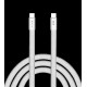Verbatim Sync & Charge SoftTouch kabel USB-C na USB-C, M/M, 60W PD3.0, bijeli, 1.2m