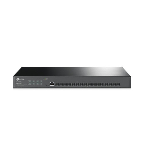 TP-Link 16-Port Omada JetStream Managed preklopnik (Switch) 10GE SFP+ L2+, 16×10G SFP+, RJ45/Micro-USB Console Port, 1U 19" R