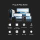 TP-Link UE310C USB 3.0 mrežni adapter, USB-C/USB-A na RJ45 Gigabit Ethernet 1000Mbps, aluminijski