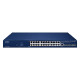 PLANET IPv6/IPv4, 16-Port 10/100/1000T 95W 802.3bt PoE + 8-Port 10/100/1000T + 4-Port 10G SFP+ Managed Switch, 420W PoE budge