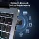UGREEN Bluetooth USB adapter za Windows, povezivanje do 5 uređaja, Plug & Play, crni