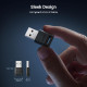 UGREEN Bluetooth USB adapter za Windows, povezivanje do 5 uređaja, Plug & Play, crni