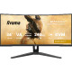 IIYAMA 34" GCB3486WQSCP-B1 UWQHD (3440x1440) VA Curved, 240Hz, 1500R 21:9, 500 cd/m2, 4000:1, 0.4ms, 2×HDMI/DP, USB-C Dock 95