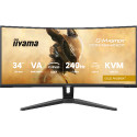 IIYAMA 34" GCB3486WQSCP-B1 UWQHD (3440x1440) VA Curved, 240Hz, 1500R 21:9, 500 cd/m2, 4000:1, 0.4ms, 2×HDMI/DP, USB-C Dock 95