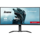 IIYAMA 34" GCB3484WQSU-B2 UWQHD (3440×1440) VA Curved 1500R 21:9, HDR400, 200Hz, 450 cd/m2, 4000:1, 0.6ms, 2×HDMI/DP, 2×USB-A