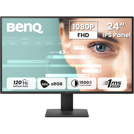BenQ 24" GW2491P FHD (1920x1080) IPS, 16:9, 120Hz, 250cd/m2, 1500:1, 1ms, HDMI/DP