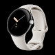 Watch Google Pixel Watch LTE 41mm Polished Silver Case with Sport Band - Chalk