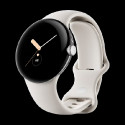 Watch Google Pixel Watch LTE 41mm Polished Silver Case with Sport Band - Chalk