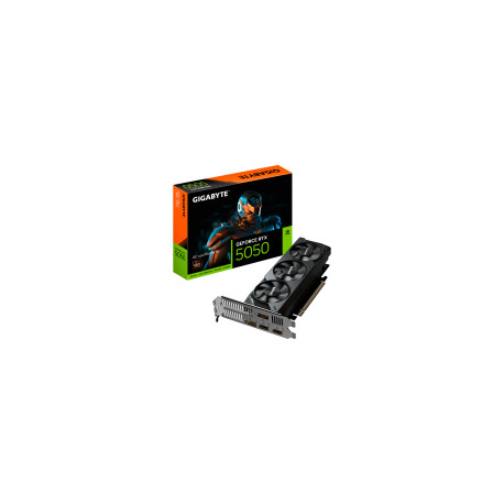 GIGABYTE Video Card NVIDIA GeForce RTX 5050 OC Low Profile 8G (8GB GDDR6/128bit, PCI-E 5.0, 1x 8Pin