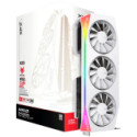 XFX Mercury AMD Radeon RX 9070XT OC White Magnetic Air Edition with RGB 16GB GDDR6 HDMI 3xDP, AMD RD