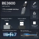 Archer TBE230U BE3600 Dual Band Wi-Fi 7 Mini Wireless USB Adapter WPA3
