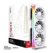 XFX Mercury AMD Radeon RX 9070XT OC Gaming Edition WHITE with RGB 16GB GDDR6, HDMI 3xDP