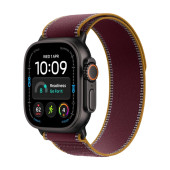 Watch Apple Watch Ultra 4 (2026) 5G 49mm Black Titanium Case with Burgundy Trail Loop M/L - Burgundy