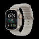 Watch Apple Watch Ultra 4 (2026) 5G 49mm Natural Titanium Case with Translucent Grey Ocean Band - Titanium Natural