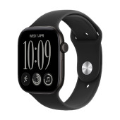 Watch Apple Watch Series 12 (2026) GPS 42mm Black Aluminium Case with Black Sport Band S/M - Black