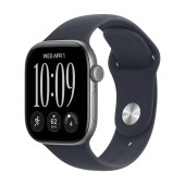Watch Apple Watch Series 12 (2026) GPS 42mm Space Grey Aluminium Case with Navy Blue Sport Band S/M - Space Gray