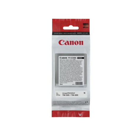 Canon tinta PFI-033, Matt Black