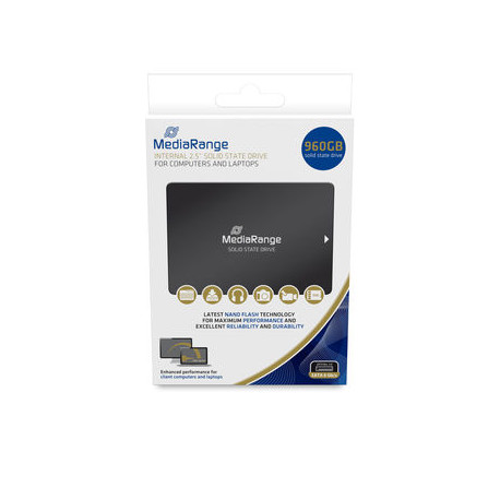MediaRange 2,5“ SSD 960GB SATA, black , MR1004