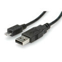 Roline USB2.0 kabel TIP A(M) na Micro B(M), 3.0m, crni