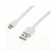 Roline USB2.0 kabel TIP A(M) na Micro B(M), bijeli, 1.0m
