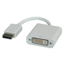 Roline adapter/kabel DisplayPort - DVI-D (24+1), M/F, 0.15m