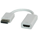 Roline adapter/kabel DisplayPort - HDMI, M/F, 0.15m