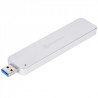 Externo kućište za ssd Silverstone SST-MS09S USB 3.1 Silver