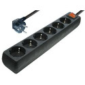 Transmedia 6-way power strip