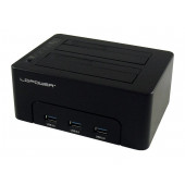 LC-Power dock za SSD/HDD, 3xUSB Hub, USB 3.0